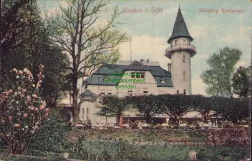 170304 AK Lauban in Schlesien Steinberg Restaurant 1910