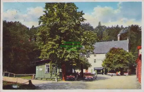 170273 AK Gräfl. V. Brühlsche Marienmühle Seifersdorfer Tal 1932 Landpoststempel