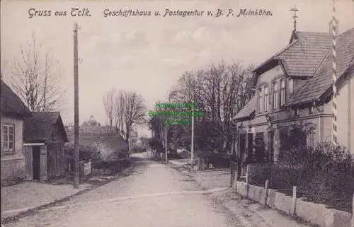 170230 AK Tolk bei Schleswig 1910 Geschäftshaus und Postagentur Meinköhn