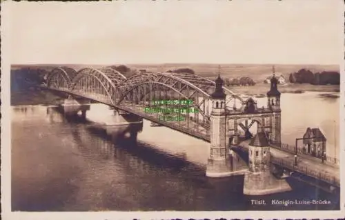 170222 AK Tilsit Sowetsk Ostpreußen Königin Luise Brücke Fotokarte 1941
