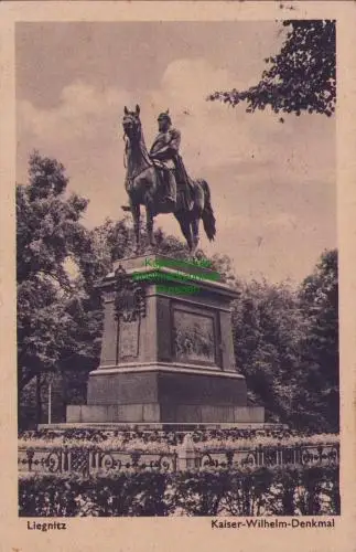 170215 AK Liegnitz Kaiser Wilhelm Denkmal 1943