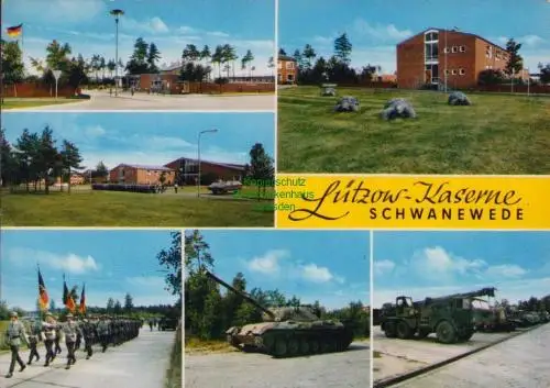 170192 AK Schwanewede Lützow Kaserne 1972 Soldaten Panzer Technik