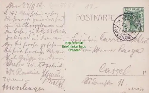 170157 AK Sooden Werra 1910 Höllental mit Billstein & Hotel Frau Holle