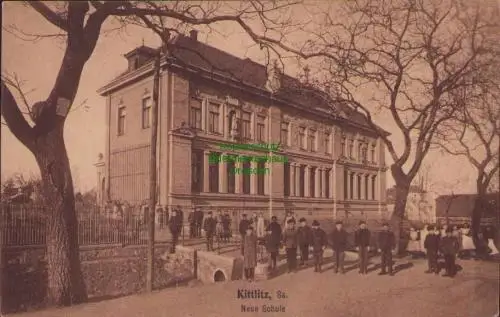 170131 AK Kittlitz Neue Schule um 1910