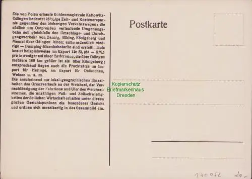 170052 AK Propaganda Der deutsche Osten Polnische Kohlenbahn um 1940
