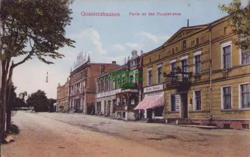 170025 AK Goßlershausen Wpr. Jablonowo Pomorskie 1916 Hauptstraße Hotel