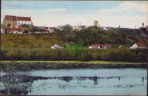 156271 AK Culm a. W. Panorama Culm 1918