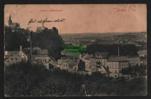 150882 AK Leisnig i. Sa. 1922 Schloss Mildenstein Verlag Brück & Sohn 14251