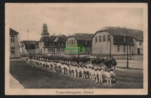 150936 AK Truppenübungsplatz Ohrdruf 1915 einmarschierende Soldaten