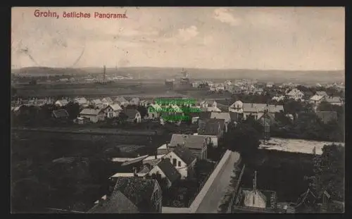 150406 AK Grohn Vegesack Bremen 1908 Östliches Panorama