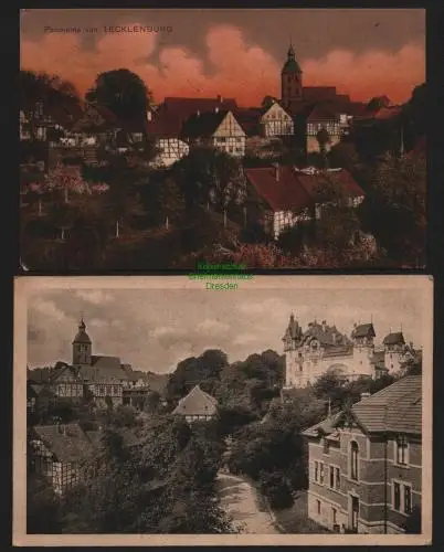 150430 2 AK Tecklenburg 1918 Panorama 1924