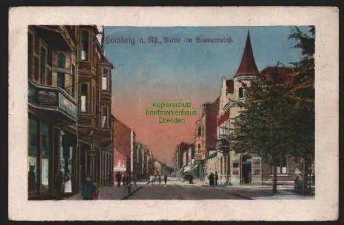 150453 AK Homberg Rhein Duisburg Bismarckplatz 1920