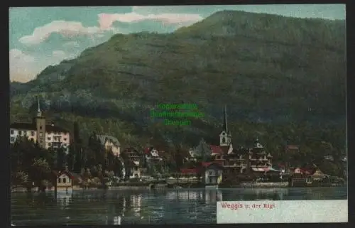 149563 AK Weggis und der Rigi um 1910