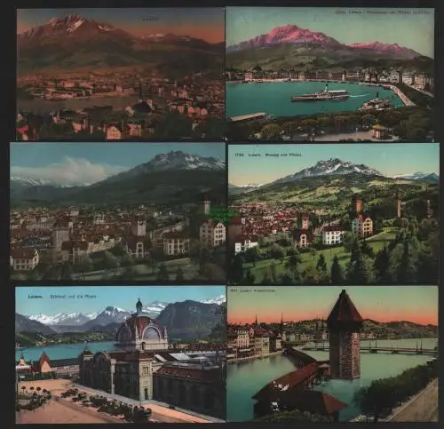 149564 6 AK Luzern Panorama um 1910 1906