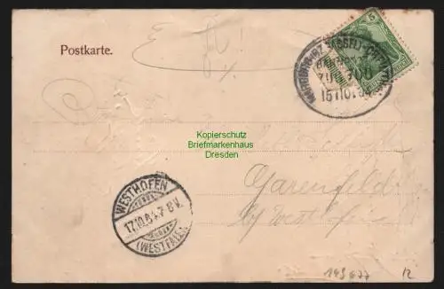 149677 AK Vormwald Rothaargebirge 1904 Bahnhof