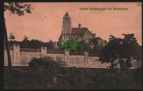 149615 AK Schloss Waldthausen bei Budenheim 1922