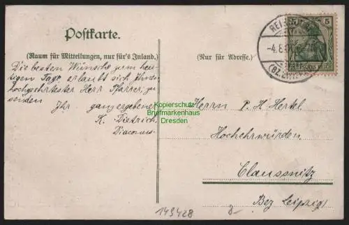 149428 AK Reinsdorf Bz. Zwickau Kirche 1906