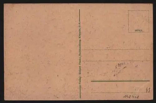 148824 AK Krappitz O.-S. 1920 Krapkowice Papierfabrik A.-G. Abstimmung Oppeln