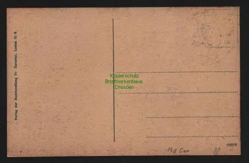 148501 AK Loslau Kr. Rybnik O.-S. 1921 Heilstätte Zona Militare