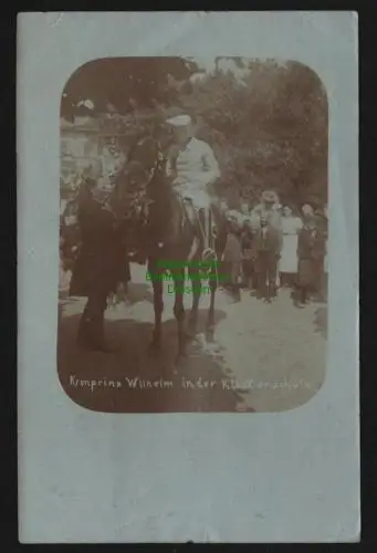 148332 AK Rossleben Fotokarte Kronprinz Wilhelm in der Klosterschule 1907