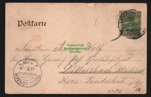 147898 AK Langenbielau Bielawa 1904