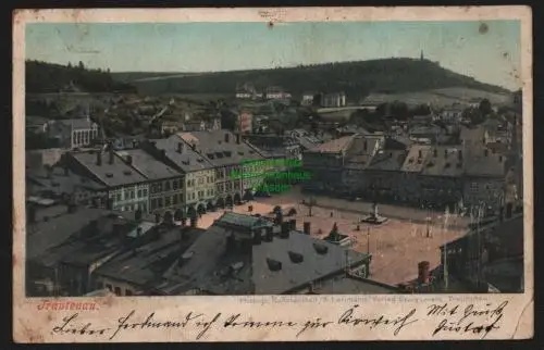 147894 AK Trautenau Trutnov Marktplatz 1899 Ober  Altstadt