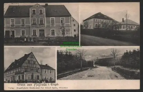 147525 AK Pfaffroda Schönfeld 1907 Bäckerei Gasthof Straße