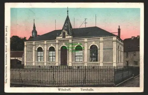 147028 AK Wilsdruff 1906 Turnhalle