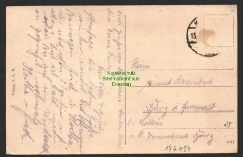 147094 AK Schloss Kotzen in der Mark um 1920 Gasthof zur goldenen Sonne Sprange