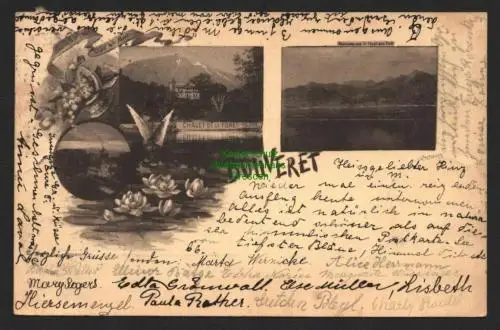 147018 AK Bouveret Kanton Wallis Schweiz 1897 Chalet de la Foret Cafe