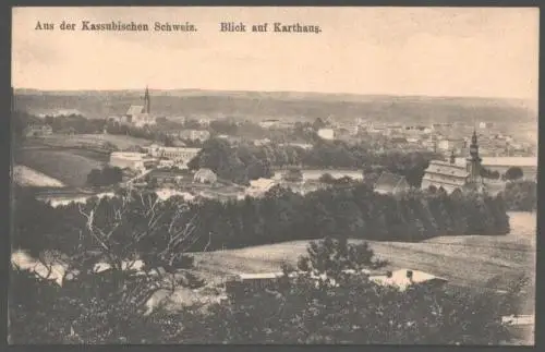 145842 AK Kaschubische Schweiz Karthaus W.-Pr. Westpreußen 1912