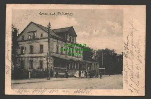 145656 AK Freital Hainsberg Killich`s Restaurant zum Eiskeller 1908