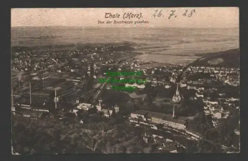 145553 AK Thale Harz 1928 Panorama