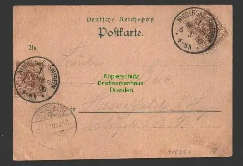 145551 AK Nordhausen 1900 Litho Gruss vom Kurhaus Niedersachswerfen