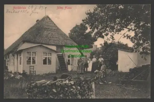 145578 AK Heidebrink Post Kolzow Miedzywodzie Altes Haus 1913