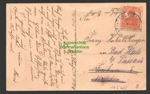 145625 AK Uhlstädt Saale Hünenburg Besitzer Eduard Link 1916