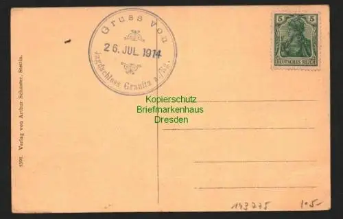 143775 AK Jagdschloss Granitz 1914