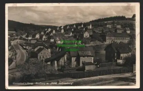 142759 AK Gonsdorf Erzgebirge Siedlung mit Hotel Andreasberg 1936