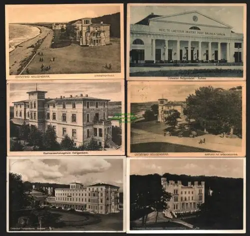 142835 6 AK Ostseebad Heiligendamm Kurhaus1911 Kurplatz Gründungsstein1924