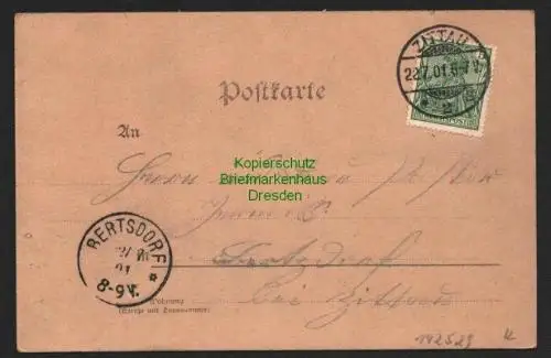 142529 AK Gruss au Gross-Schönau Sachsen 1901 Großschönau