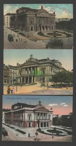 140919 3 AK Brünn Brno Deutsches Stadttheater 1911