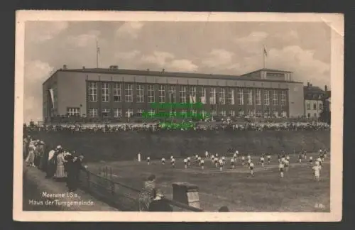 140984 AK Meerane i. Sa. Haus der Turngemeinde Fotokarte Glauchau 1944