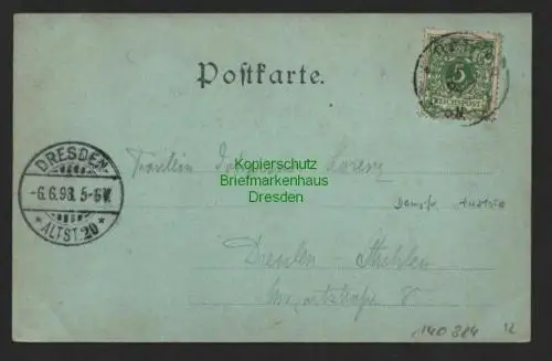 141024 AK Rathen Mondscheinkarte 1898