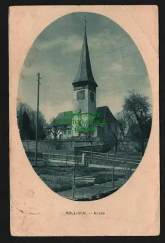 140343 AK Bolligen Kirche um 1920