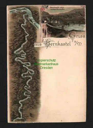 140396 AK Bernkastel Litho um 1900