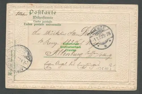 138703 AK Dieuze Duß Lothringen 1903 Hallenstrasse Consum Geschäft Passepartout