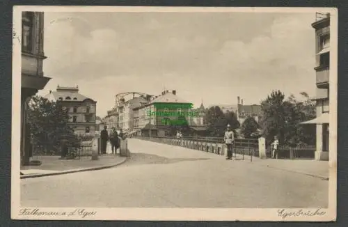 138814 AK Falkenau Eger Sokolov 1939 Egerbrücke