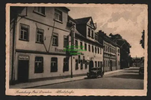 136838 AK Radeburg Bez. Deresden Fremdenhof Deutsches Haus  Albertstrasse