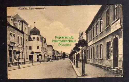 135116 AK Nerchau Wurzenerstraße 1919 Vereinsbank Kolonialwaren Martha Horn