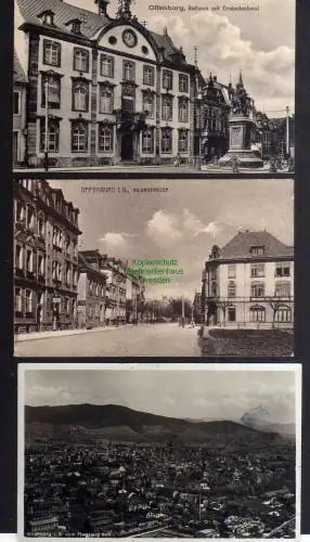 129866 3 AK Offenburg Baden 1918 Hildastrasse Wirtschaft zur fröhlichen Einkehr